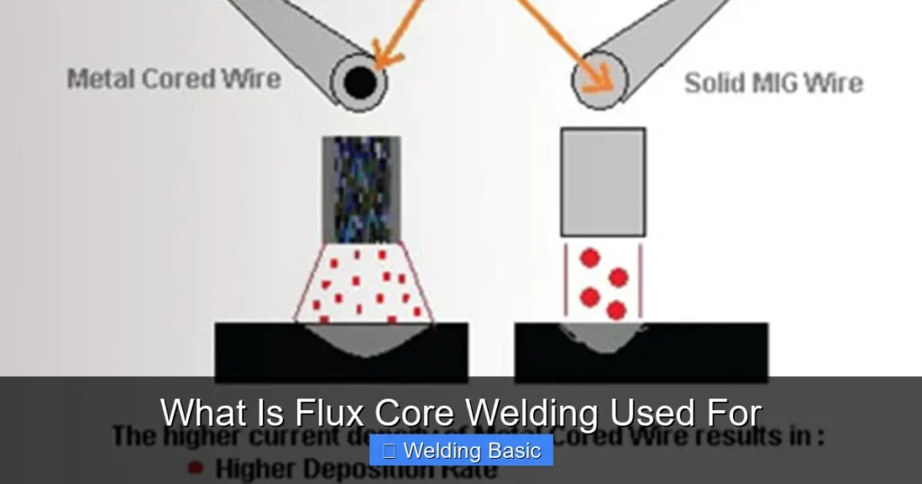 What Is Flux Core Welding Used For