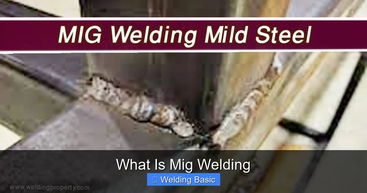 What Is Mig Welding