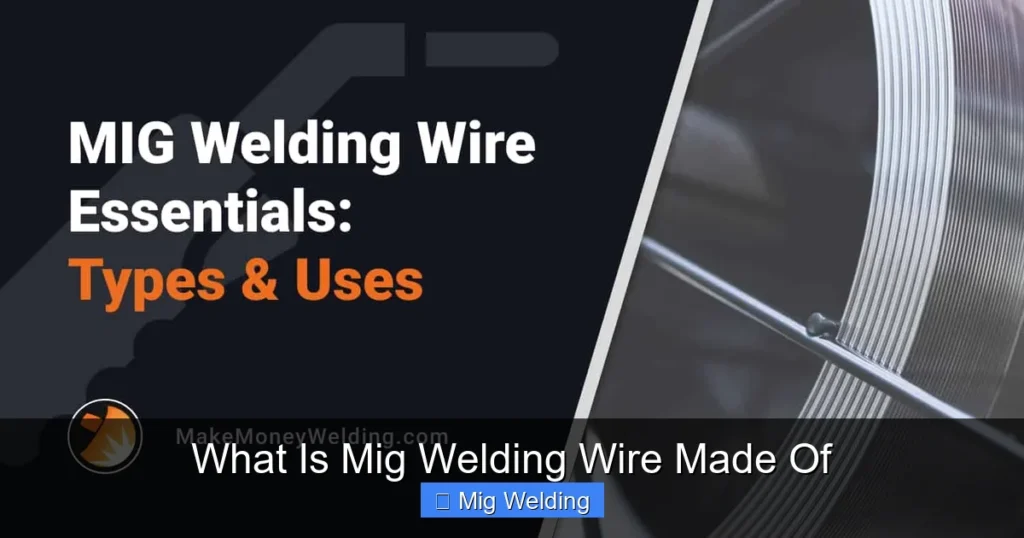 What Is Mig Welding Wire Made Of
