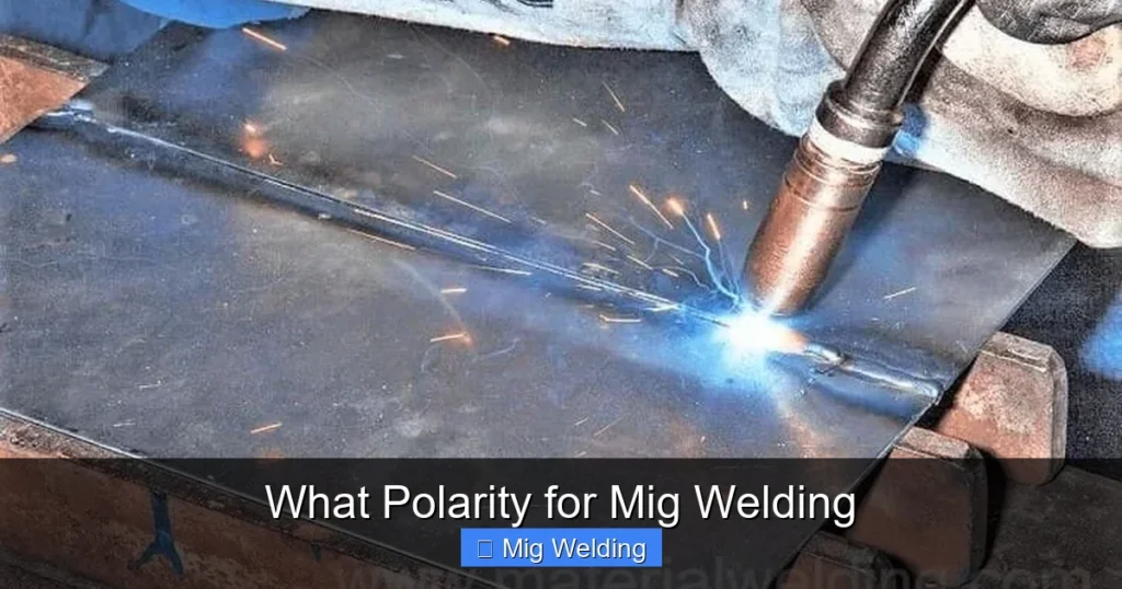 What Polarity for Mig Welding