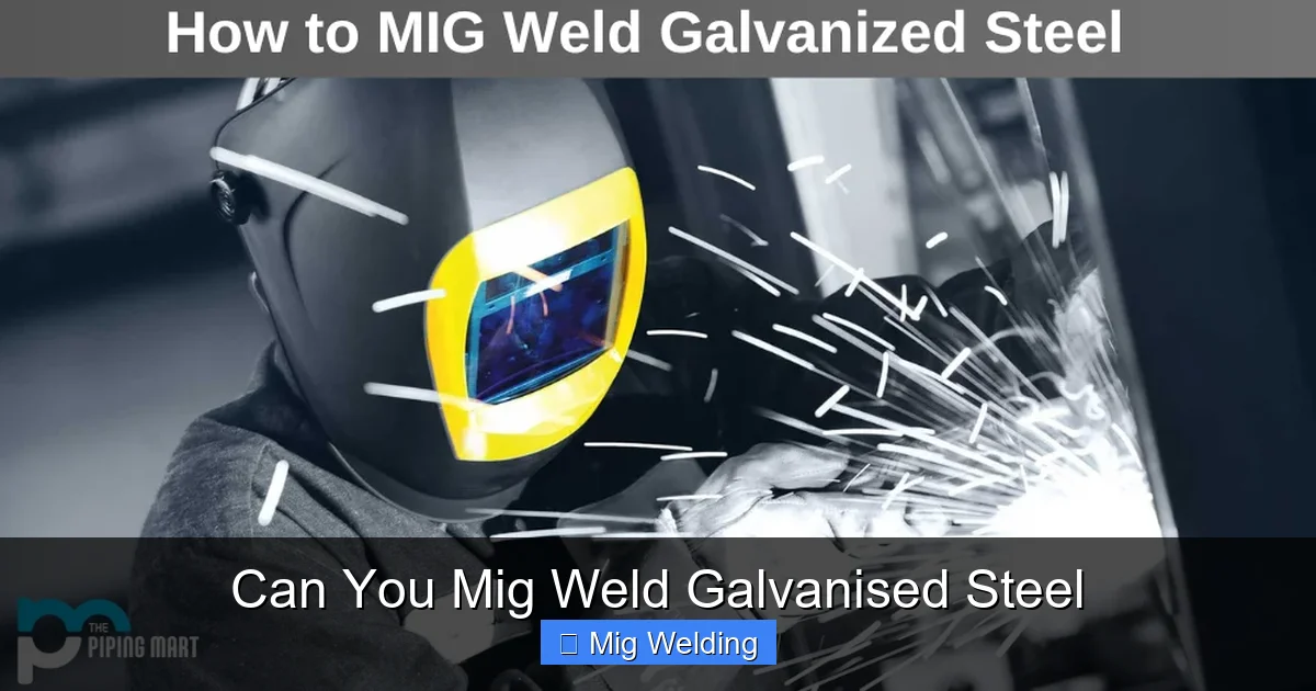 Can You Mig Weld Galvanised Steel