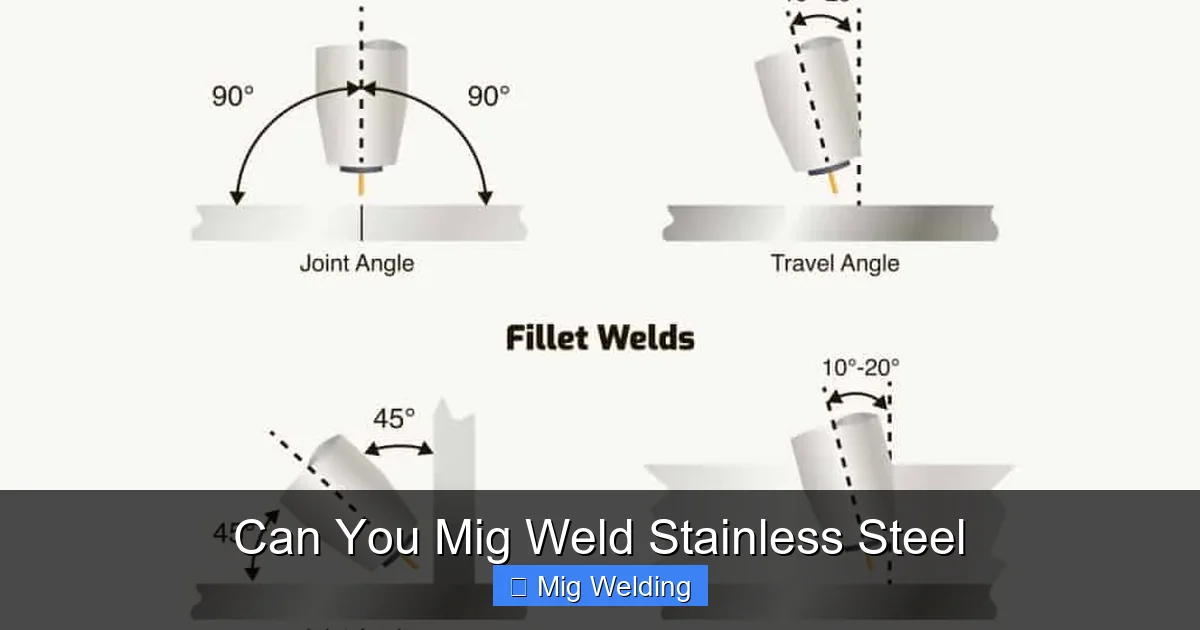 Can You Mig Weld Stainless Steel