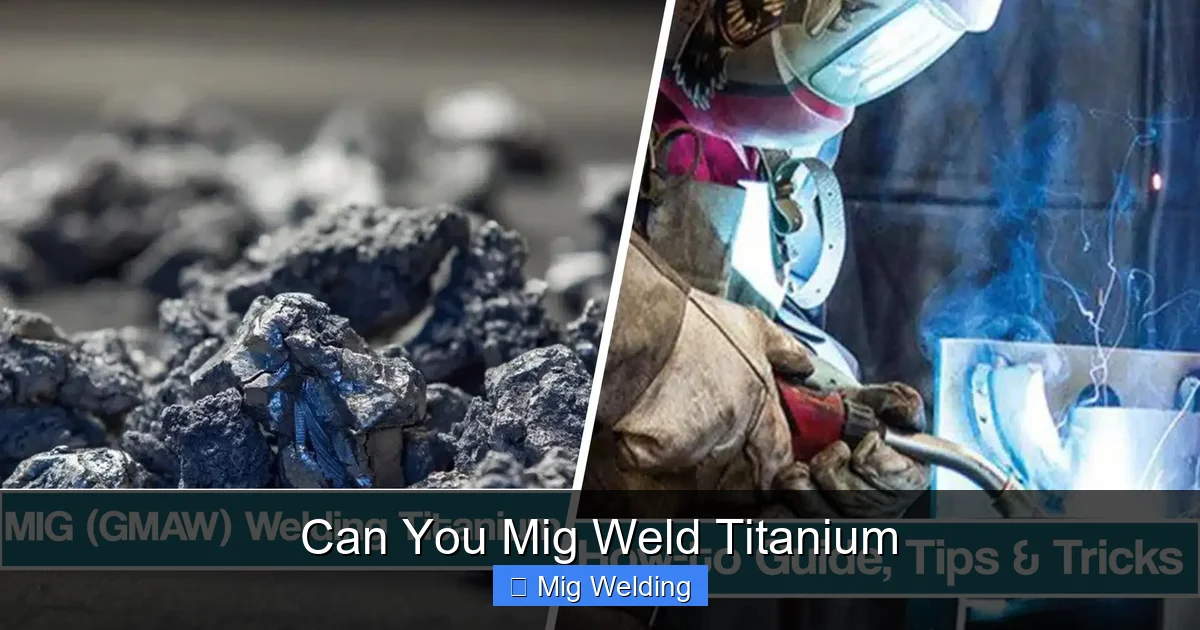 Can You Mig Weld Titanium