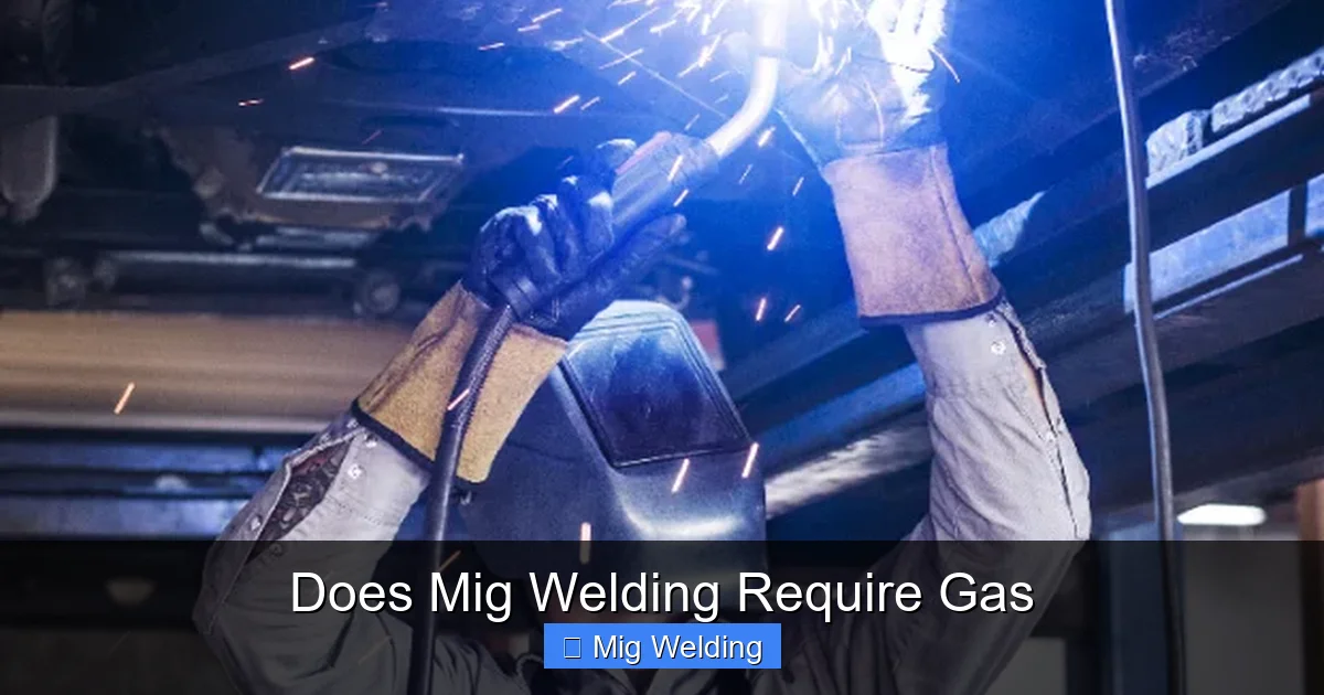Does Mig Welding Require Gas