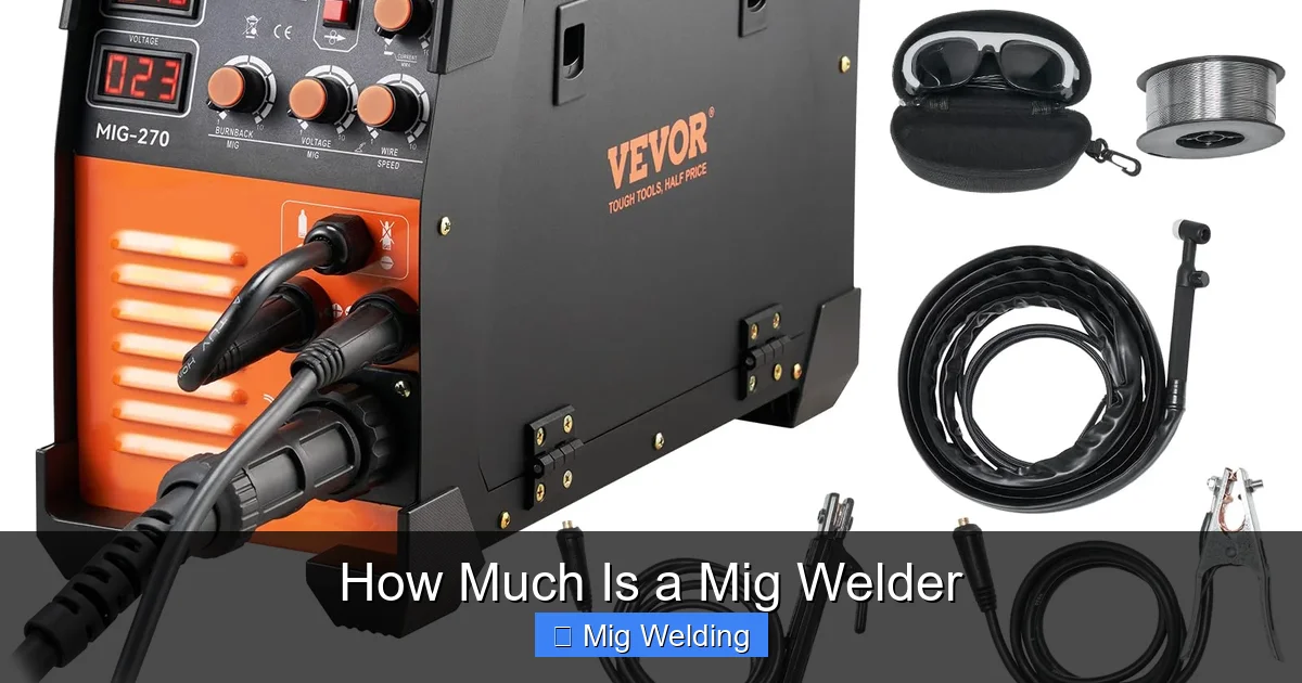 How Much Is a Mig Welder