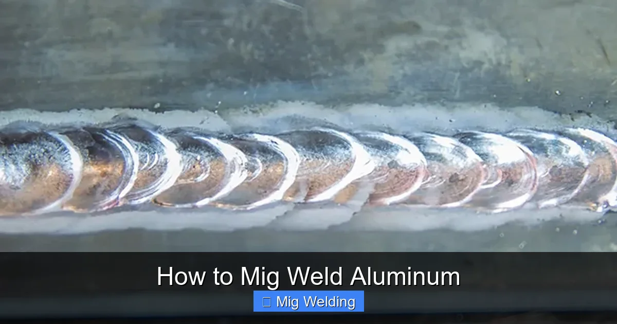 How to Mig Weld Aluminum