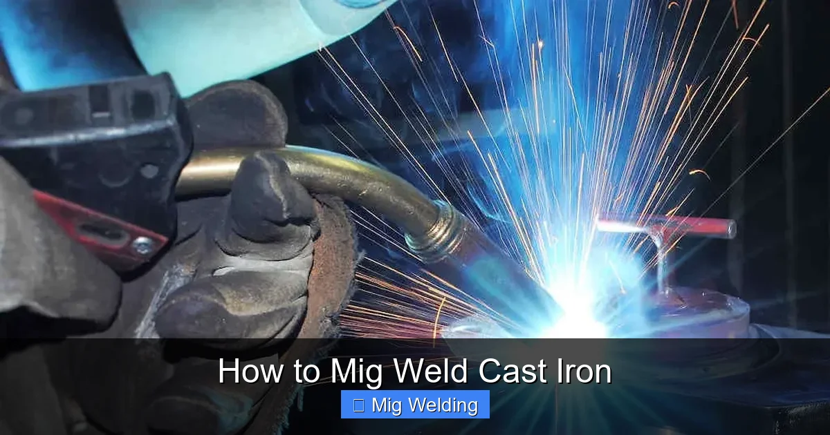 How to Mig Weld Cast Iron