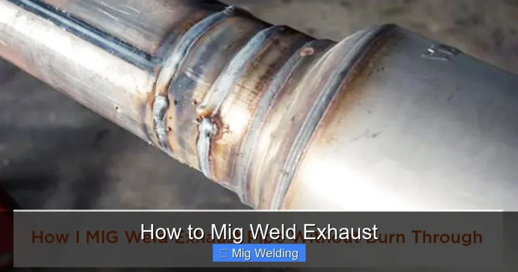 How to Mig Weld Exhaust