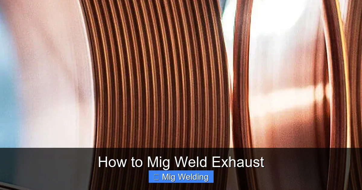 How to Mig Weld Exhaust