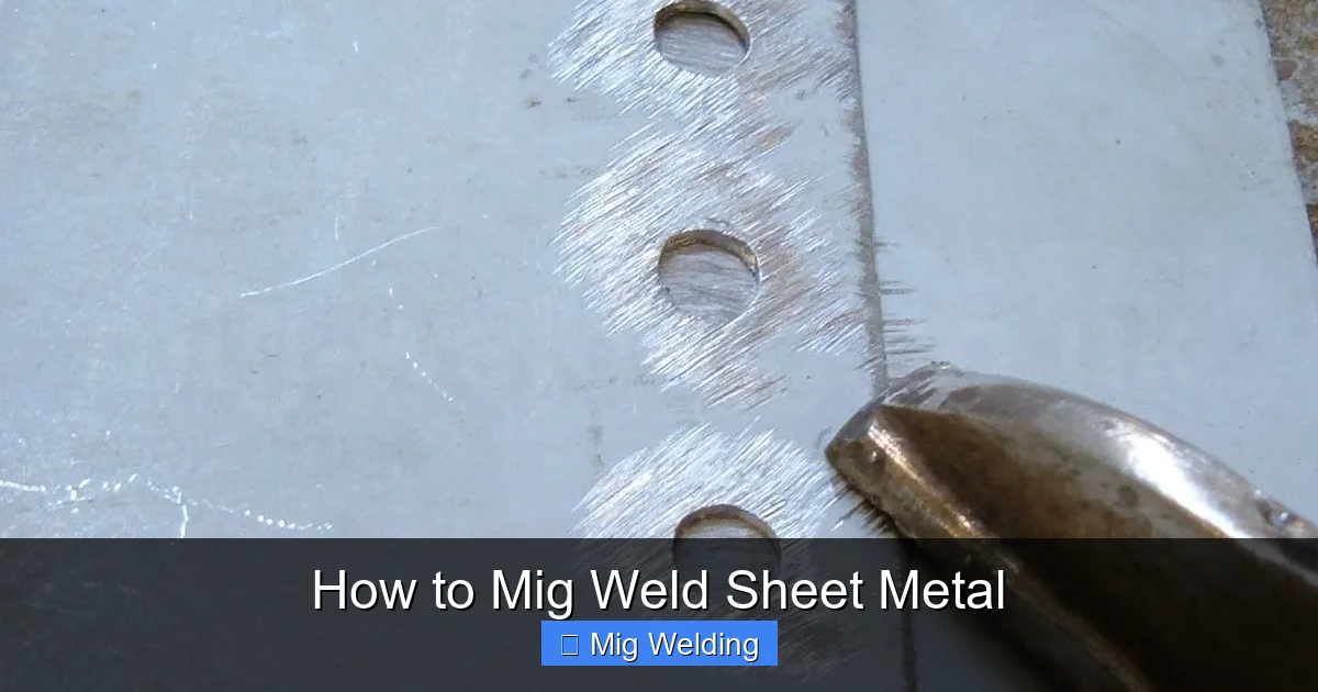 How to Mig Weld Sheet Metal