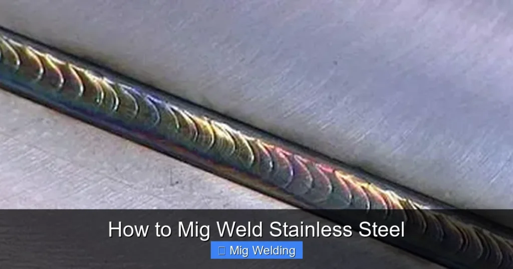 How to Mig Weld Stainless Steel