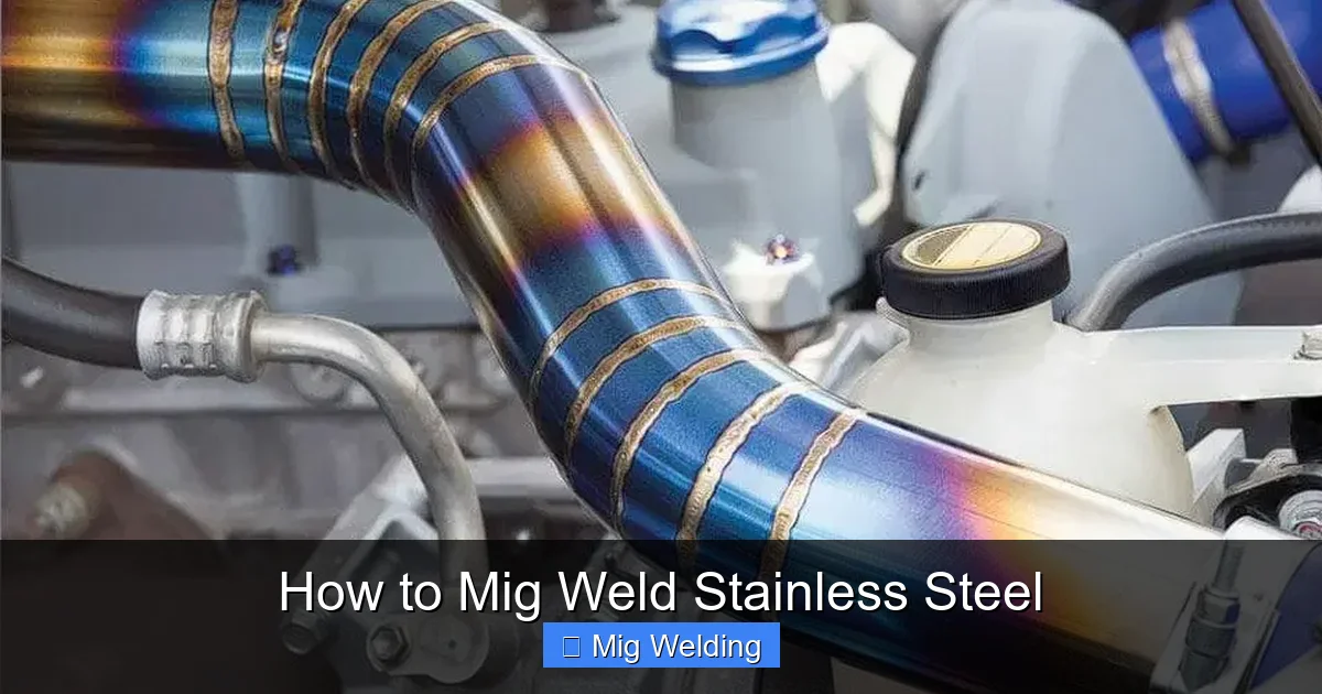How to Mig Weld Stainless Steel