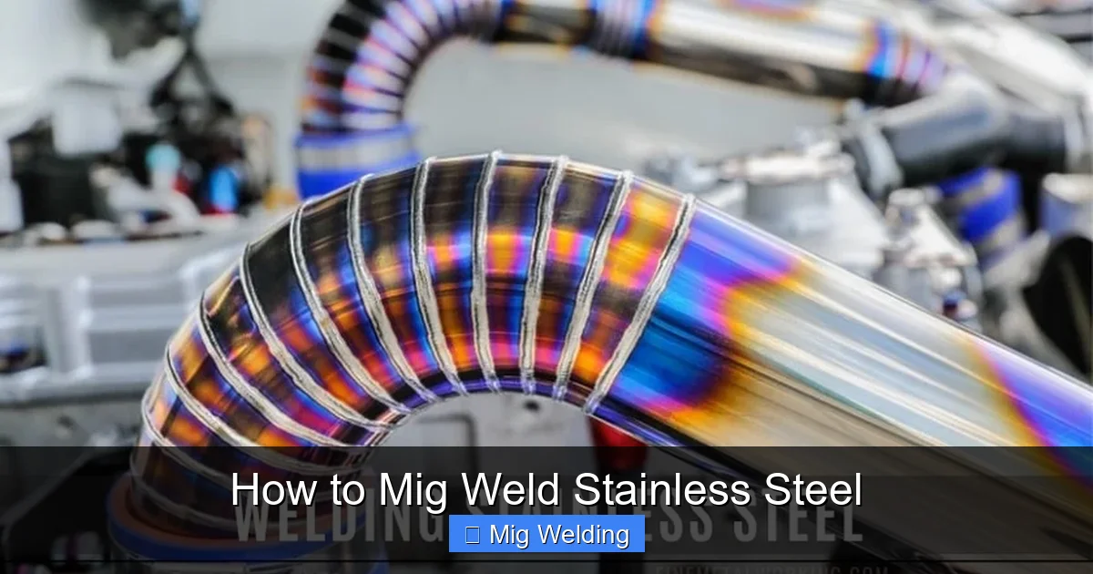 How to Mig Weld Stainless Steel