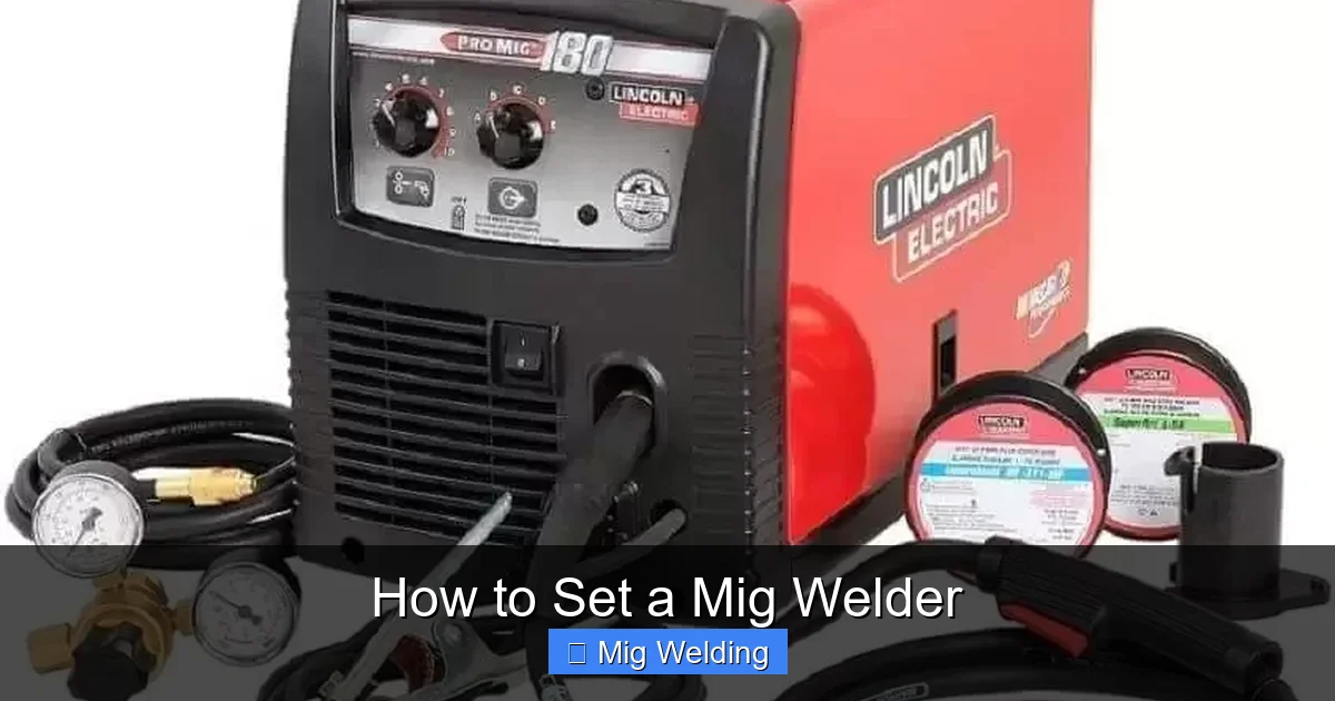How to Set a Mig Welder
