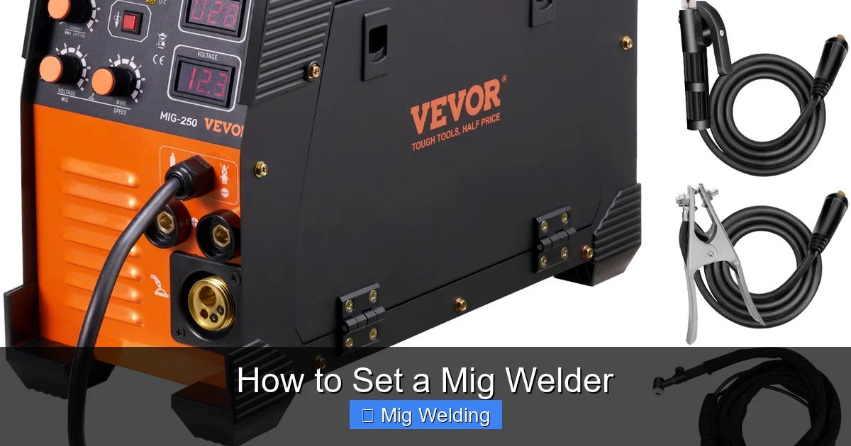 How to Set a Mig Welder