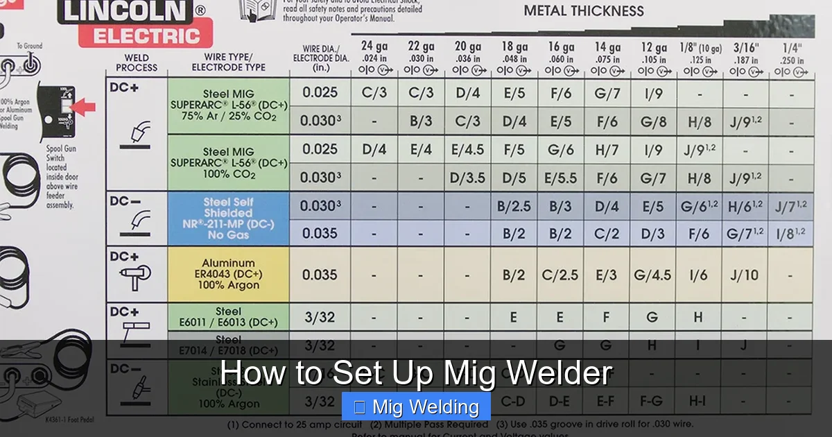 How to Set Up Mig Welder