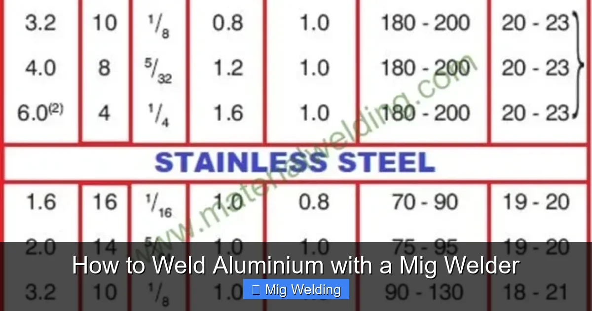 How to Weld Aluminium with a Mig Welder