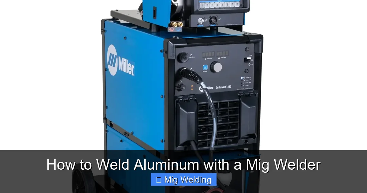 How to Weld Aluminum with a Mig Welder