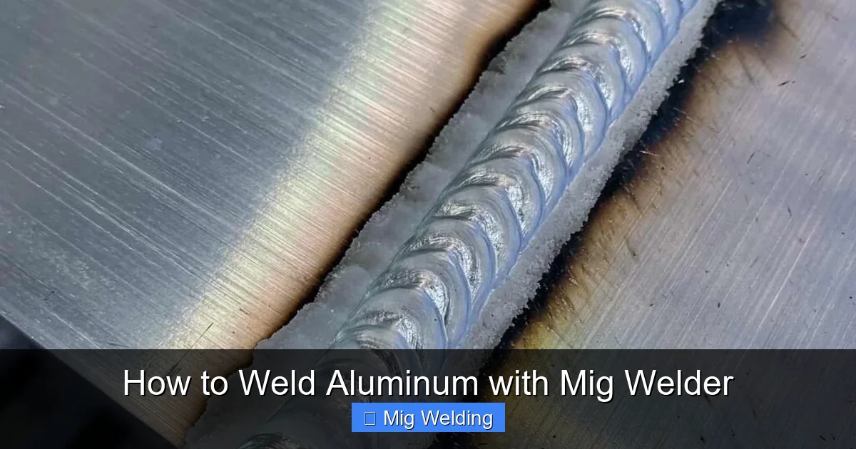 How to Weld Aluminum with Mig Welder