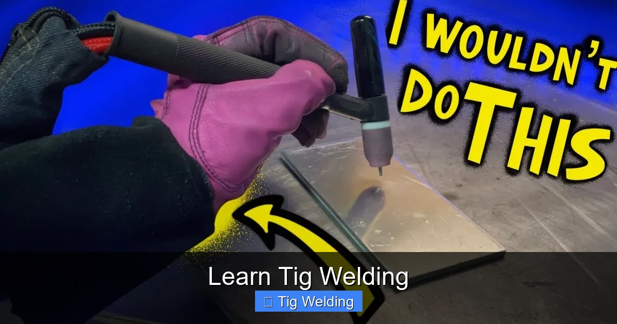 Learn Tig Welding