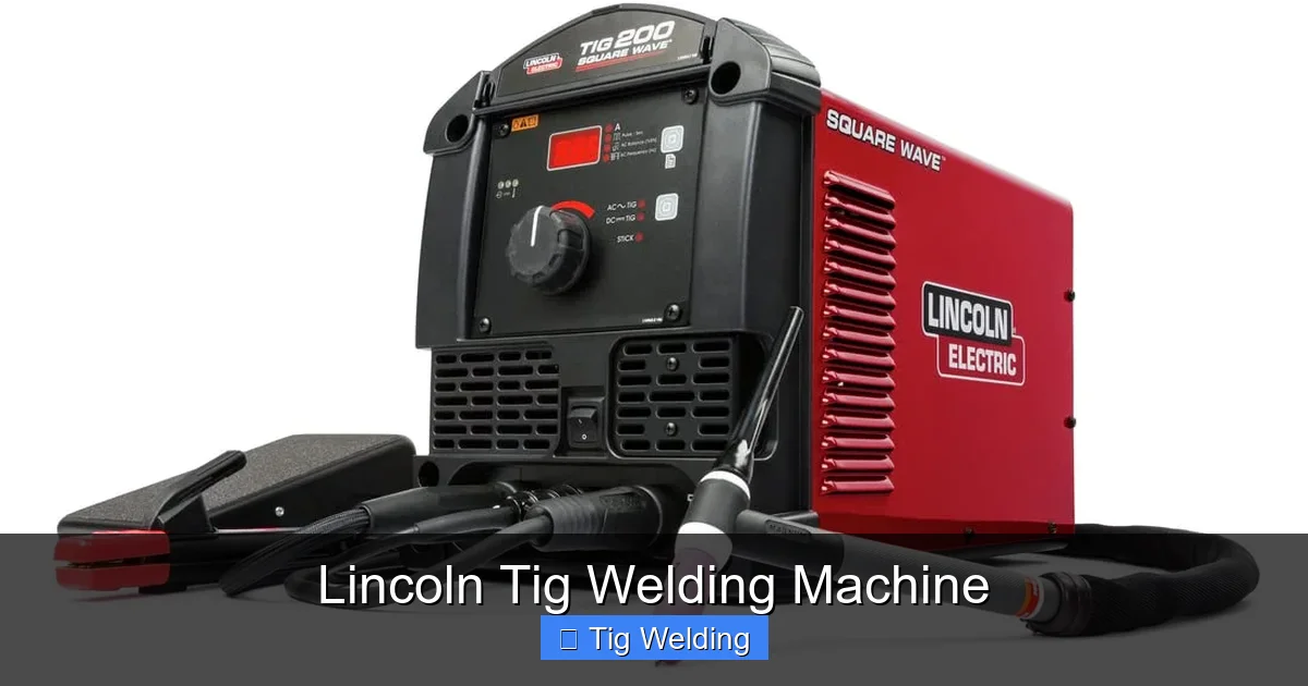 Lincoln Tig Welding Machine