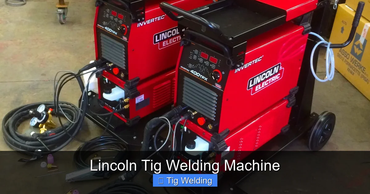 Lincoln Tig Welding Machine