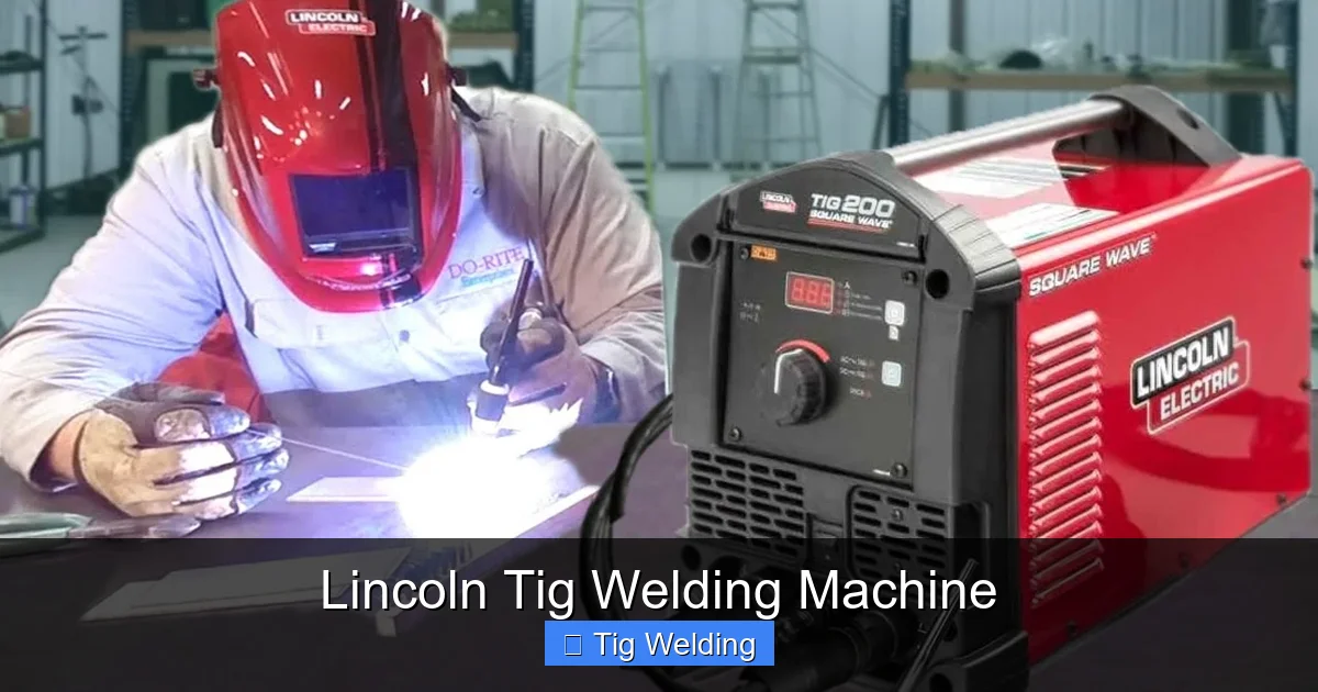 Lincoln Tig Welding Machine