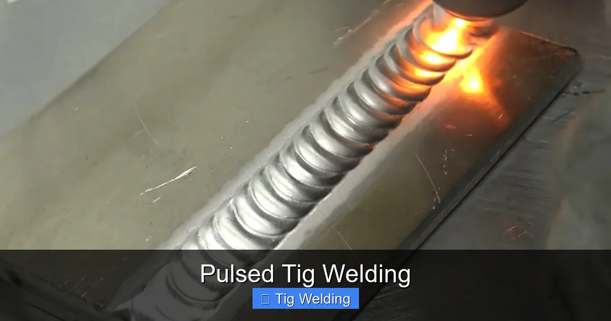 Pulsed Tig Welding