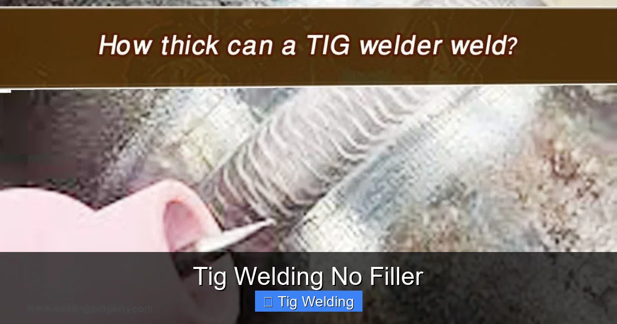 Tig Welding No Filler
