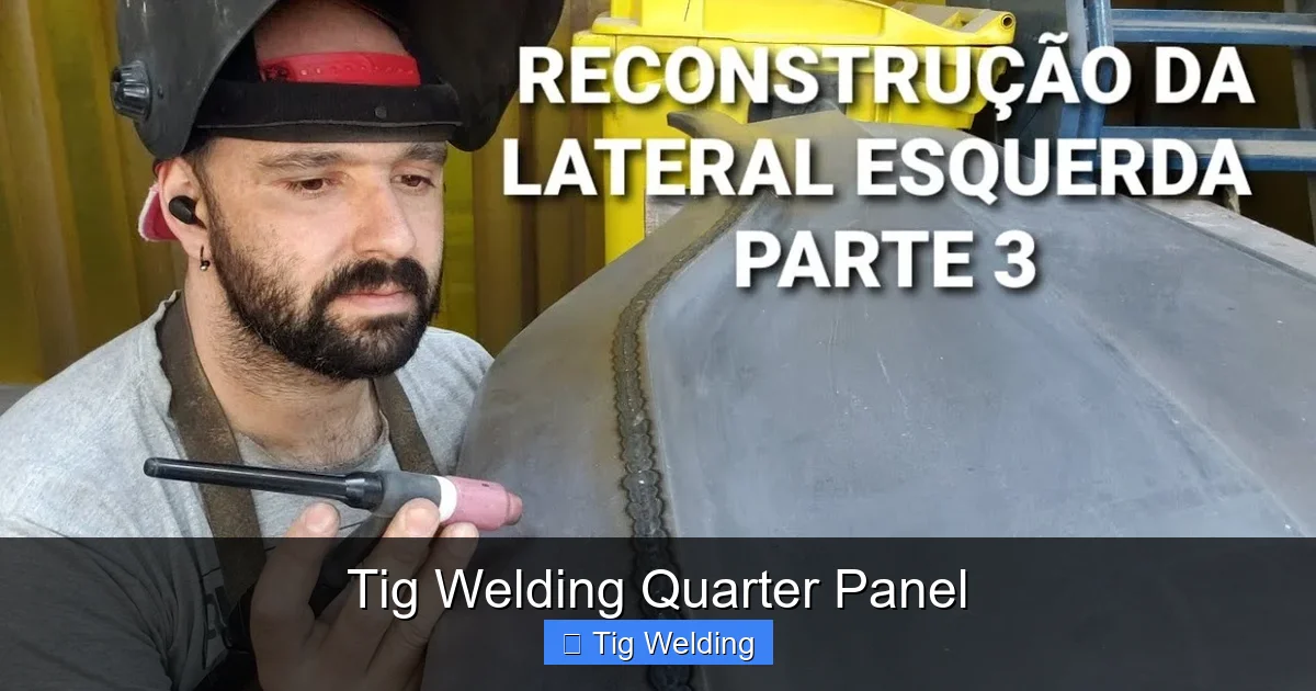 Tig Welding Quarter Panel