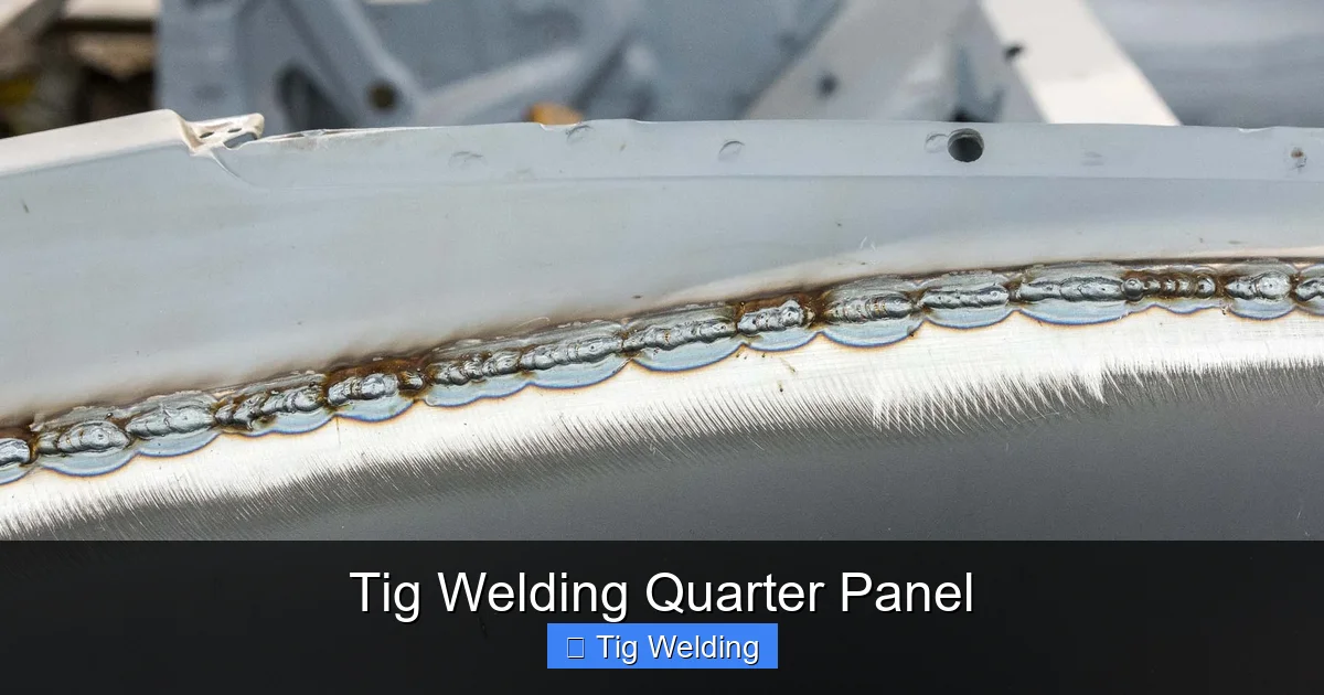Tig Welding Quarter Panel