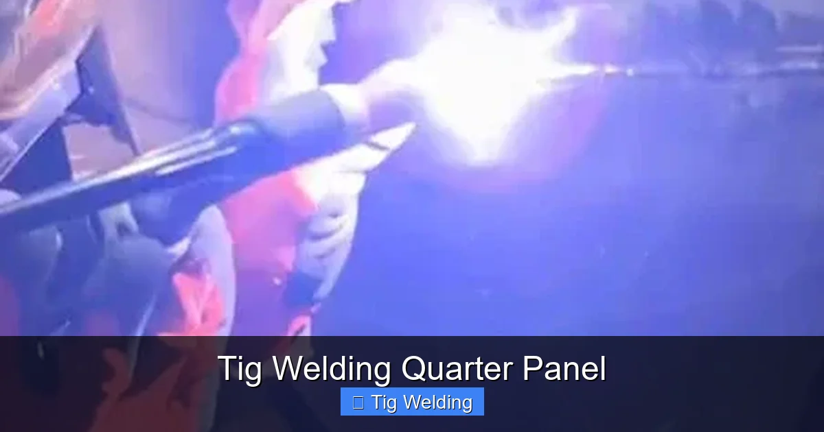 Tig Welding Quarter Panel