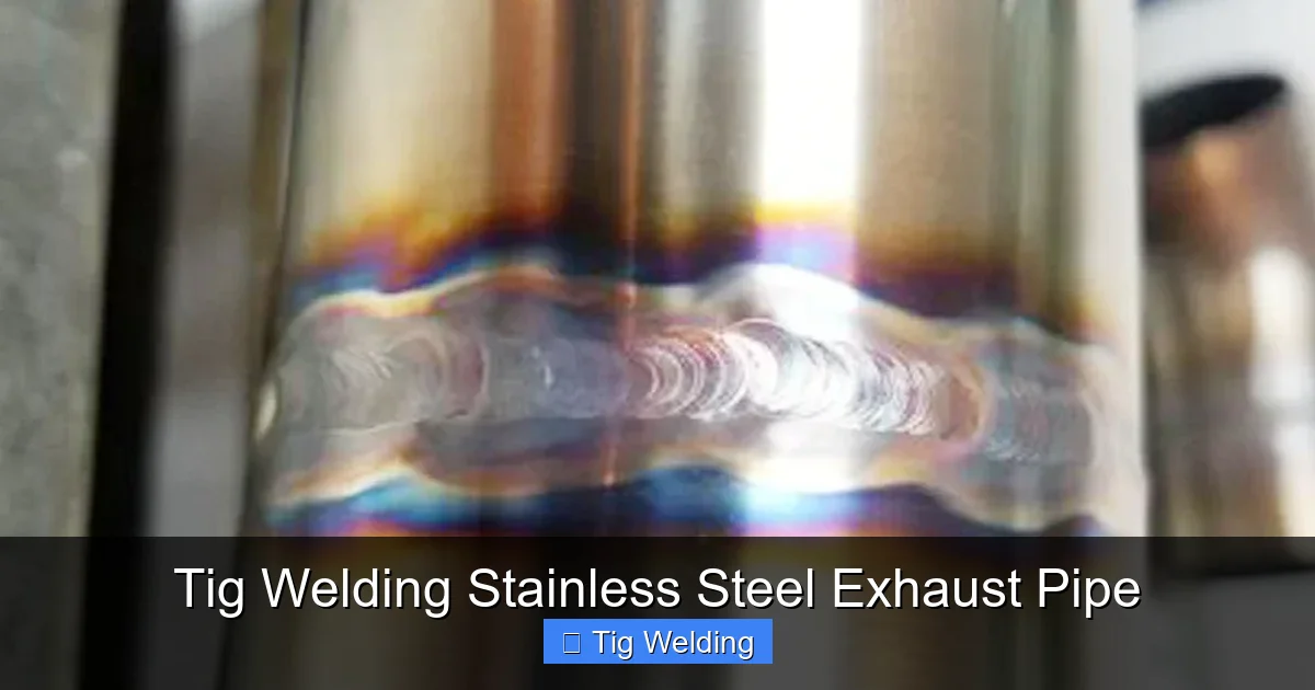Tig Welding Stainless Steel Exhaust Pipe