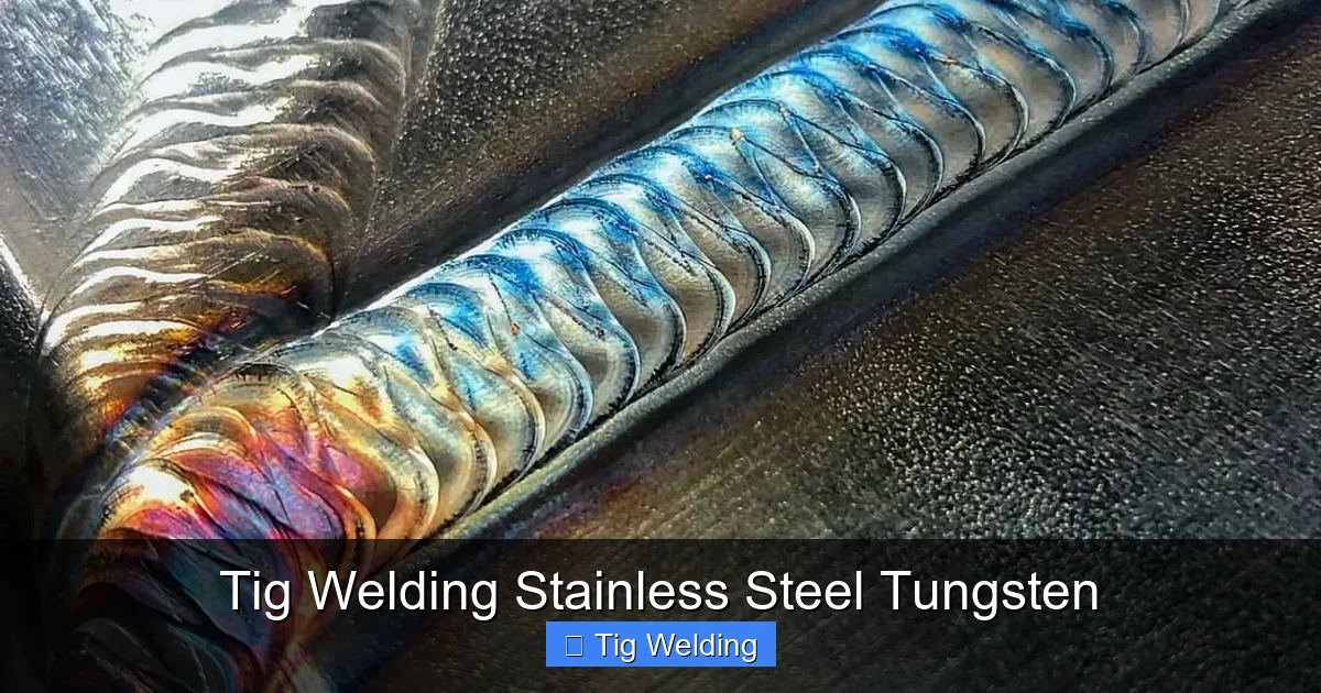 Tig Welding Stainless Steel Tungsten