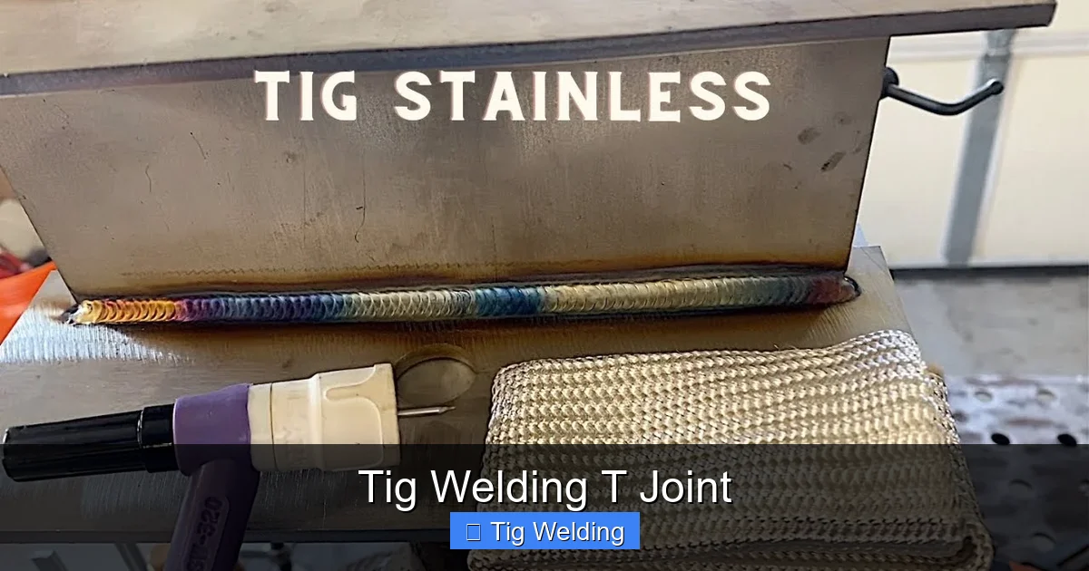 Tig Welding T Joint
