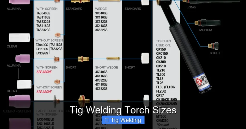 Tig Welding Torch Sizes Tig Welding Torch Sizes