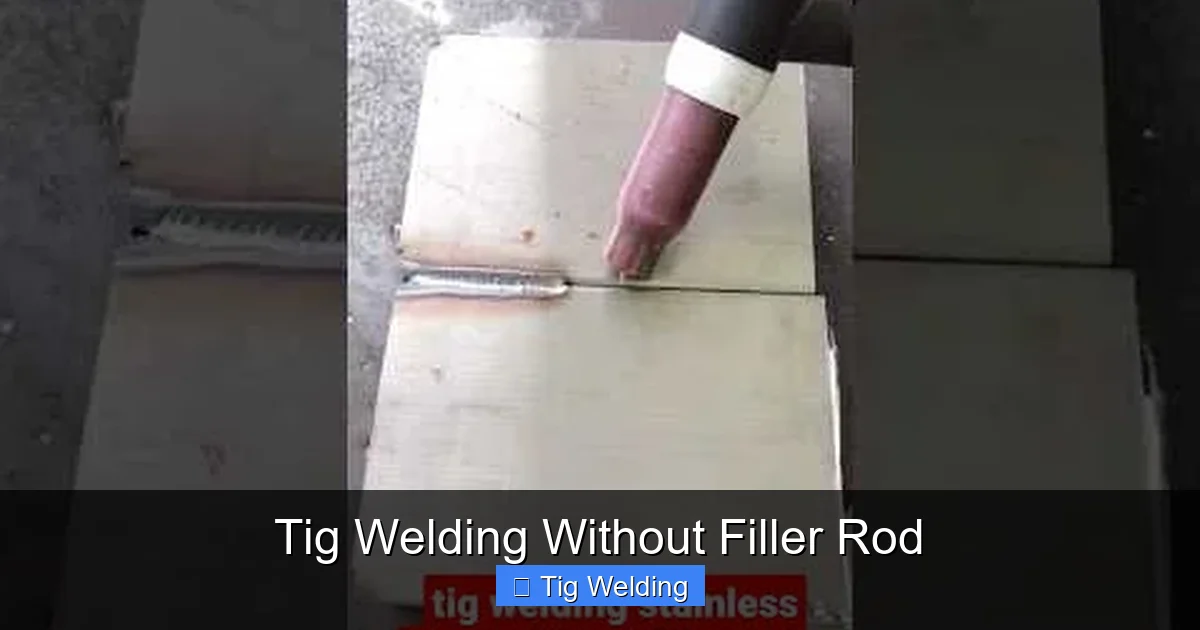 Tig Welding Without Filler Rod