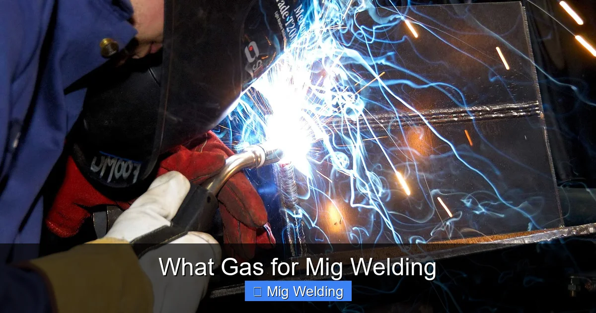 What Gas for Mig Welding