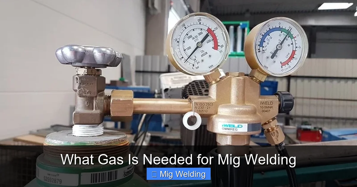 What Gas Is Needed for Mig Welding