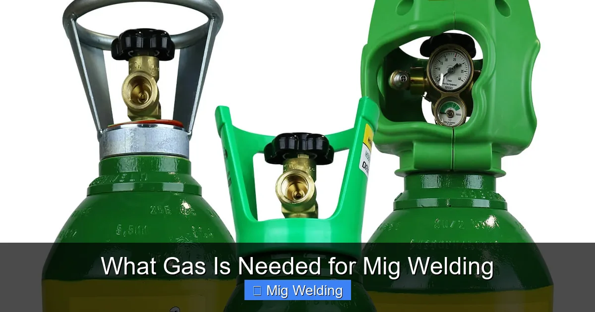 What Gas Is Needed for Mig Welding