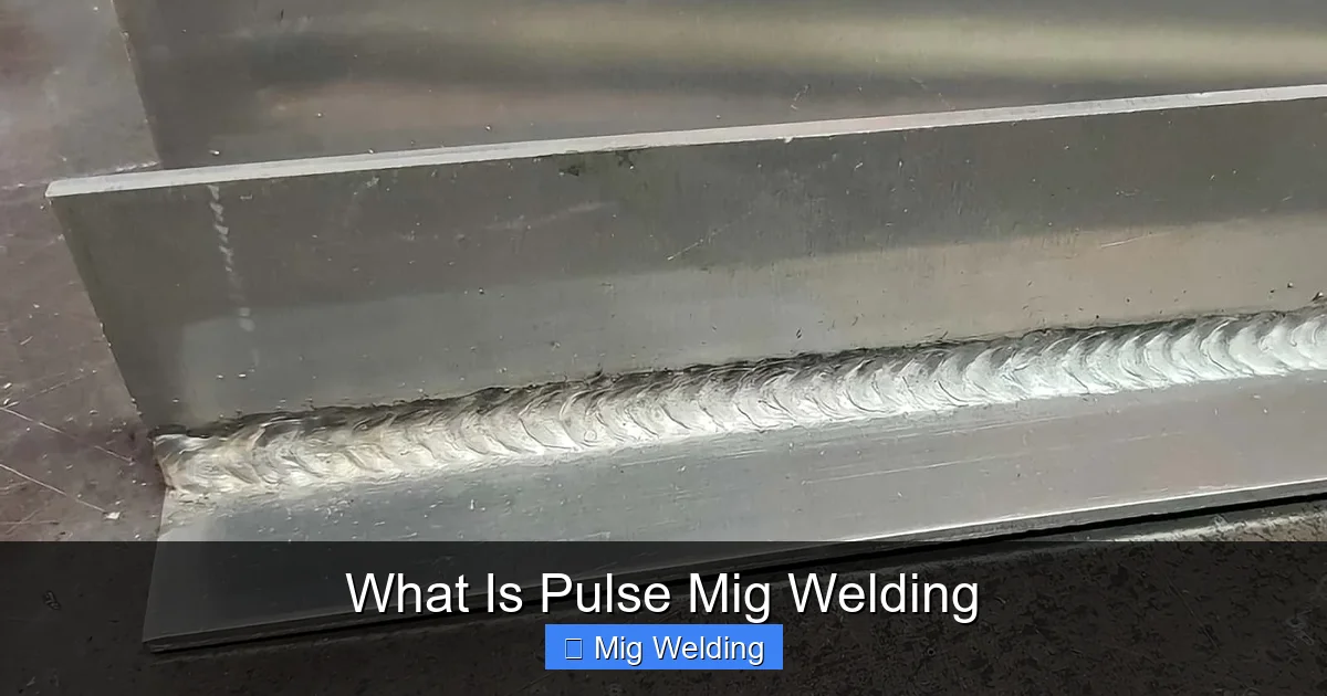 What Is Pulse Mig Welding
