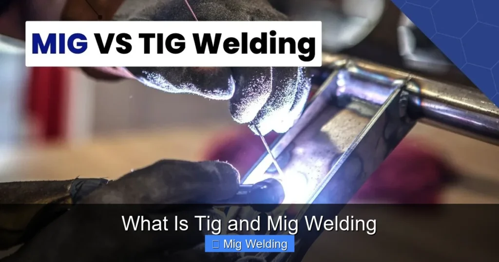 What Is Tig and Mig Welding What Is Tig and Mig Welding