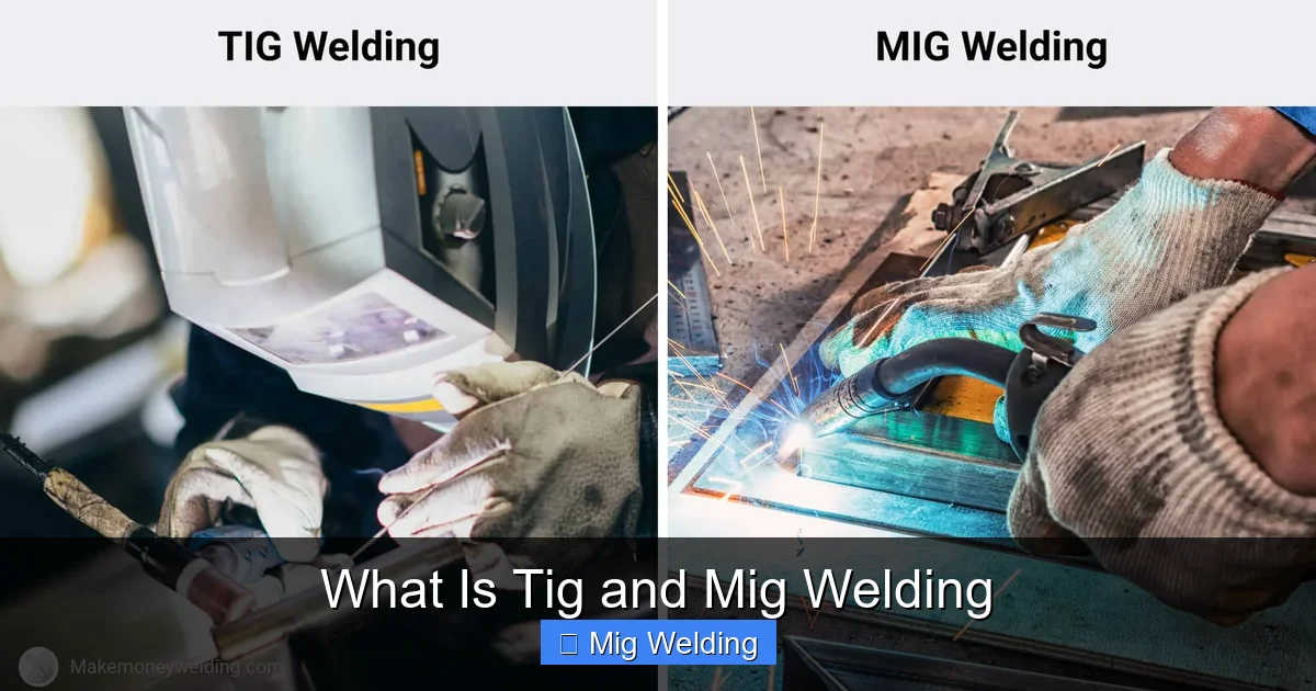 What Is Tig and Mig Welding