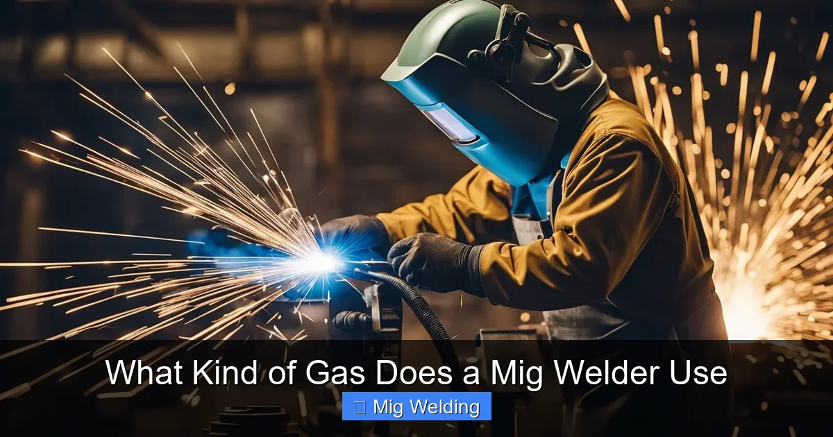 What Kind of Gas Does a Mig Welder Use