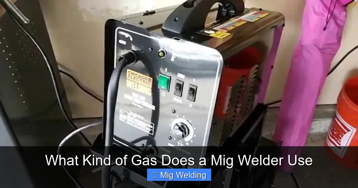 What Kind of Gas Does a Mig Welder Use