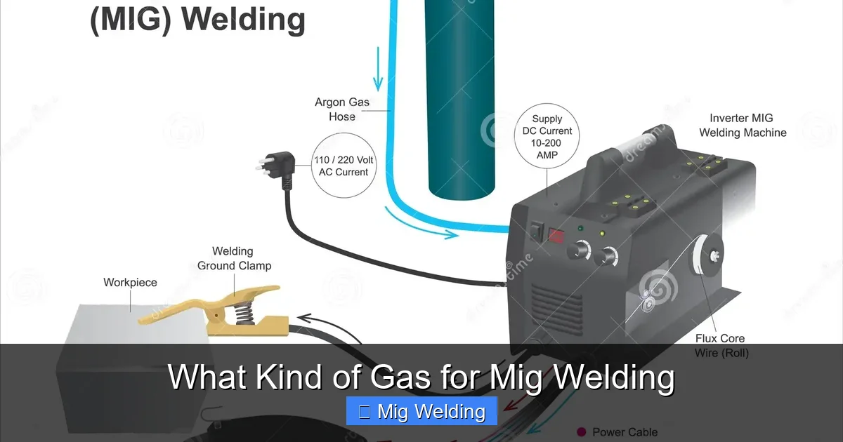 What Kind of Gas for Mig Welding
