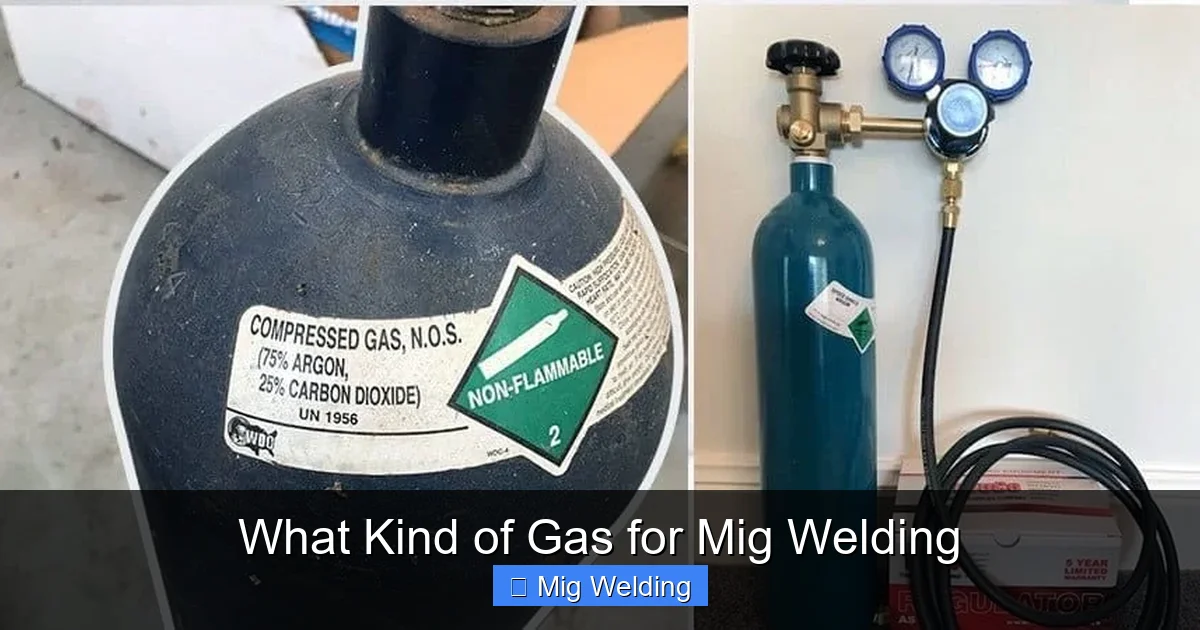 What Kind of Gas for Mig Welding