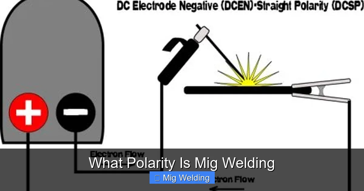 What Polarity Is Mig Welding
