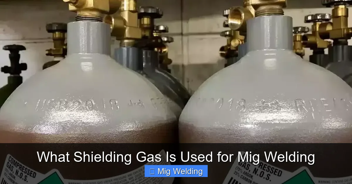 What Shielding Gas Is Used for Mig Welding
