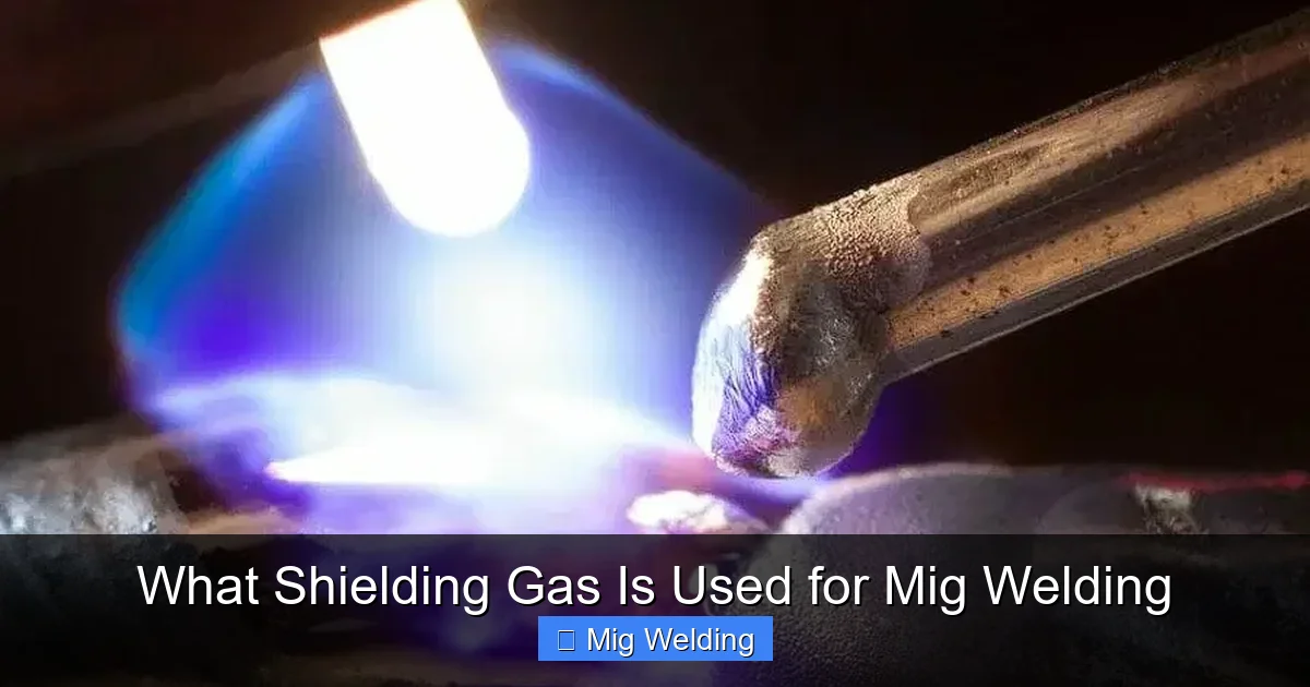 What Shielding Gas Is Used for Mig Welding